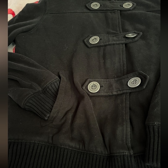 PINK VICTORIA’S SECRET BLING FAUX FUR SHERPA LINE FULL ZIP HOODED JACKET VINTAGE - Picture 8 of 16